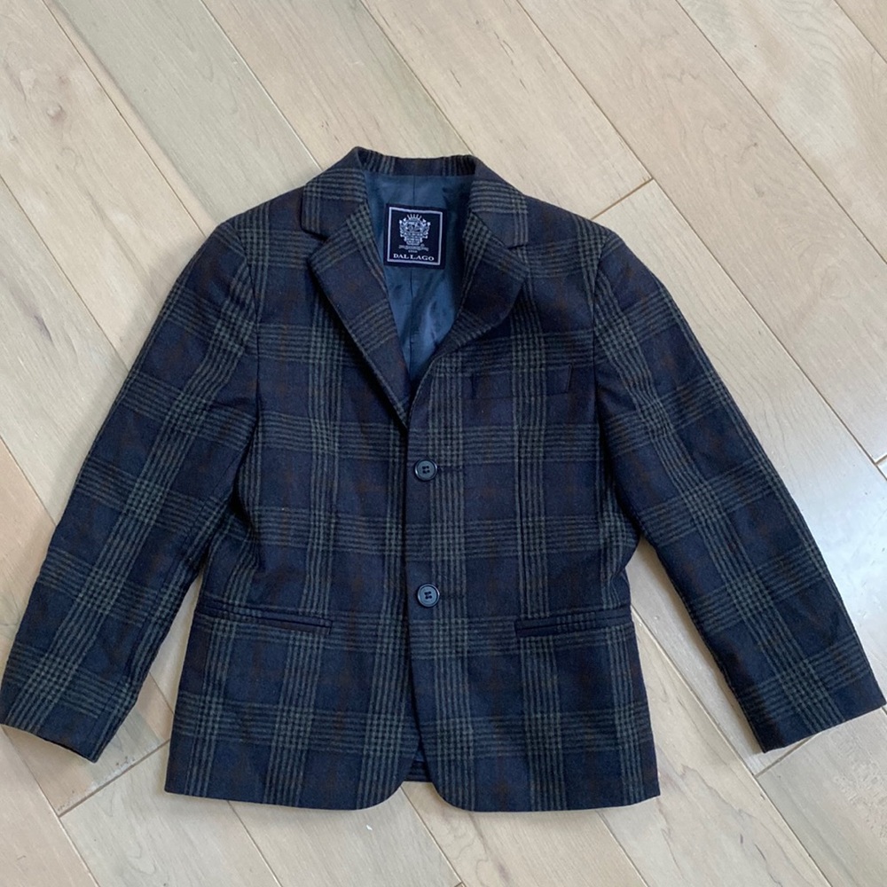 Dal Lago club boys 100% soft fine virgin wool lined blazer sports jacket